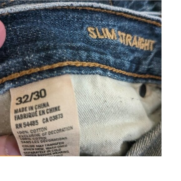 American Eagle Vintage Collection Slim Straight Jeans 32/30 - Picture 7 of 7